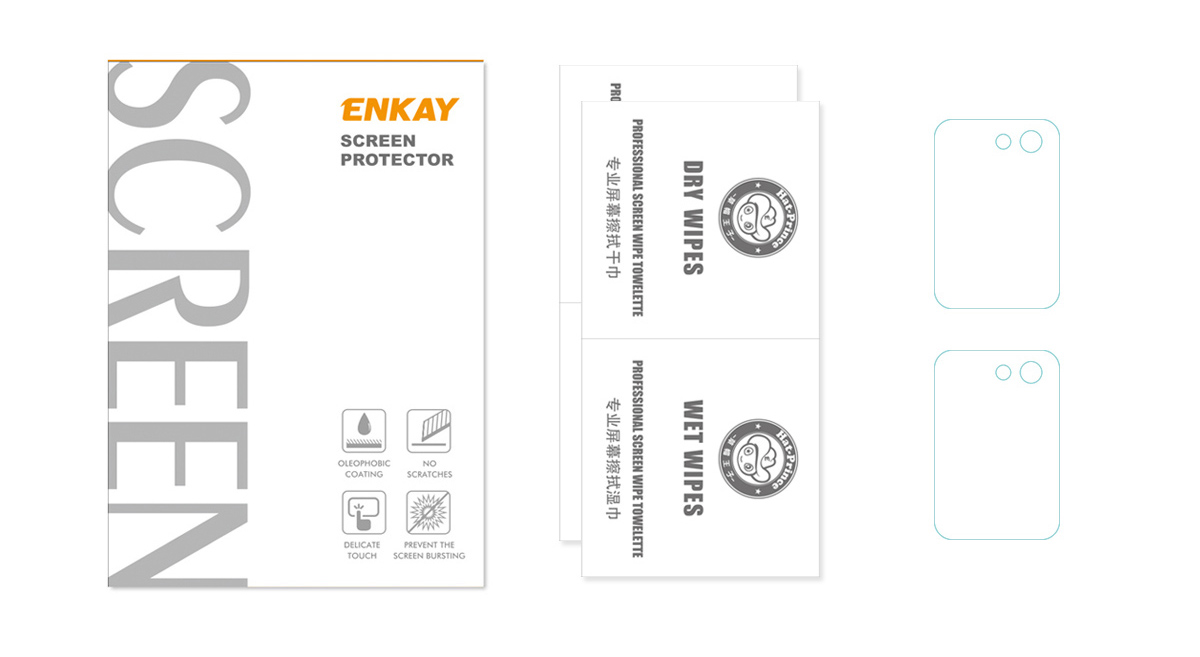 Enkay-2PCS-Anti-Scratch-9H-02mm-Ultra-Thin-HD-Clear-Tempered-Glass-Phone-Camera-Lens-Protector-for-S-1727618-8